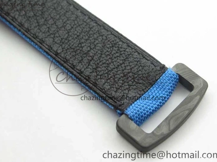 Edition Dial Daytona DIW Strap Blue Carbon A4130 Light Blue OMF Best Light Nylon on 1123